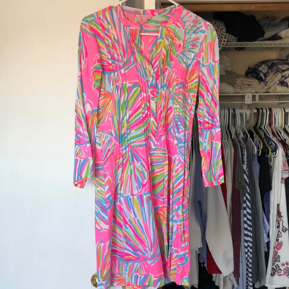 Lily Pulitzer button up dress!